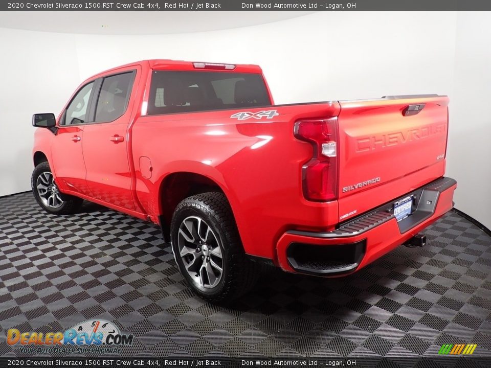 2020 Chevrolet Silverado 1500 RST Crew Cab 4x4 Red Hot / Jet Black Photo #12