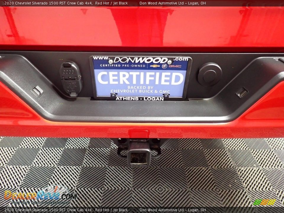 2020 Chevrolet Silverado 1500 RST Crew Cab 4x4 Red Hot / Jet Black Photo #14