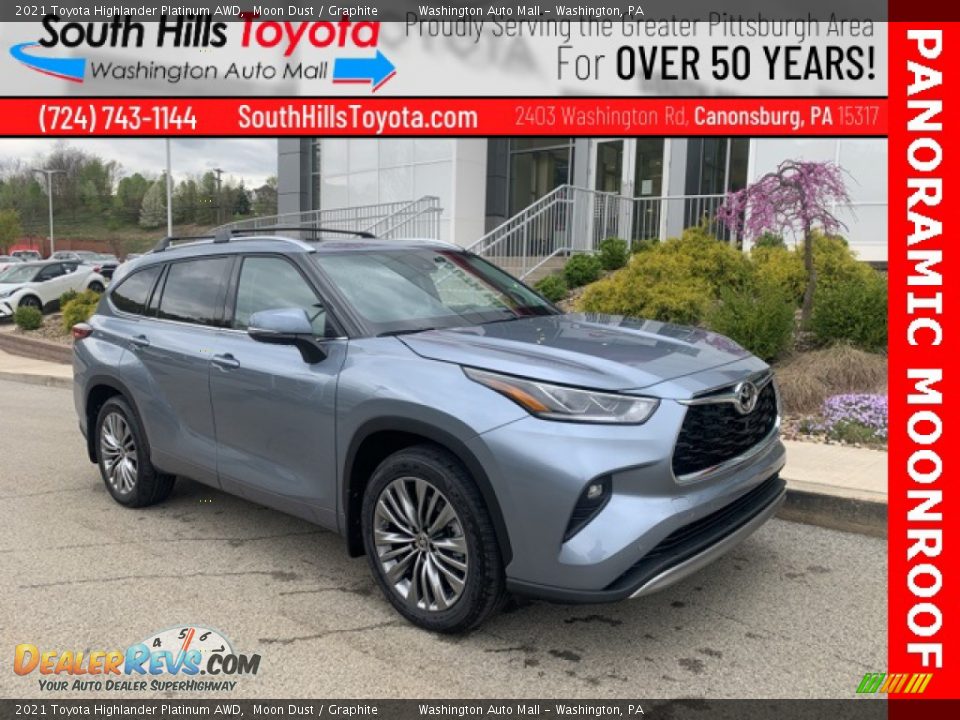 2021 Toyota Highlander Platinum AWD Moon Dust / Graphite Photo #1