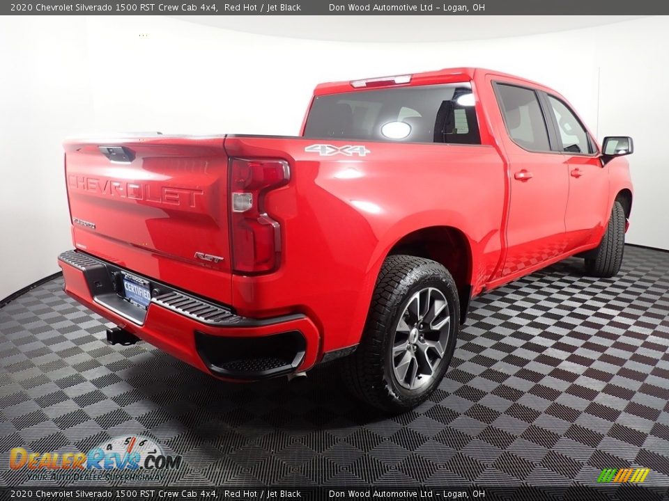 2020 Chevrolet Silverado 1500 RST Crew Cab 4x4 Red Hot / Jet Black Photo #16