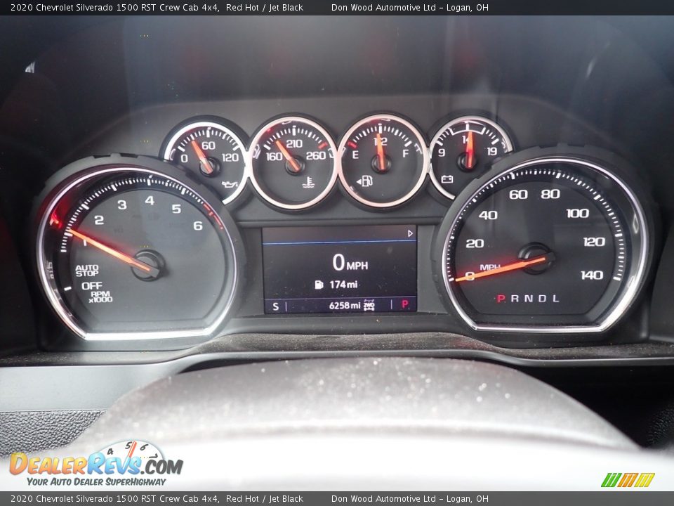 2020 Chevrolet Silverado 1500 RST Crew Cab 4x4 Red Hot / Jet Black Photo #22