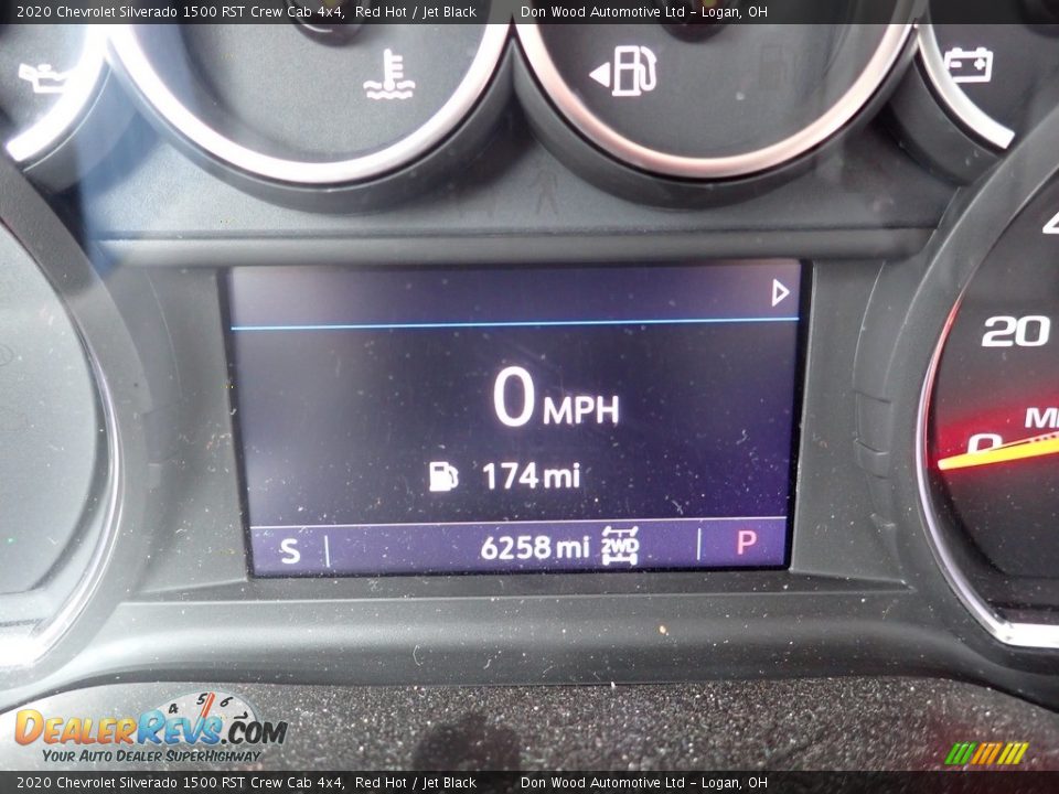 2020 Chevrolet Silverado 1500 RST Crew Cab 4x4 Red Hot / Jet Black Photo #23