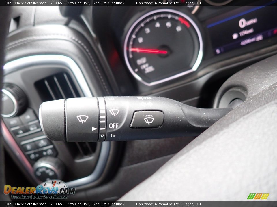 2020 Chevrolet Silverado 1500 RST Crew Cab 4x4 Red Hot / Jet Black Photo #24