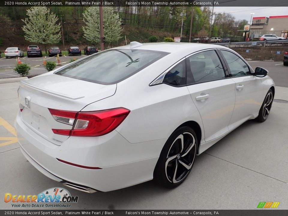 2020 Honda Accord Sport Sedan Platinum White Pearl / Black Photo #4