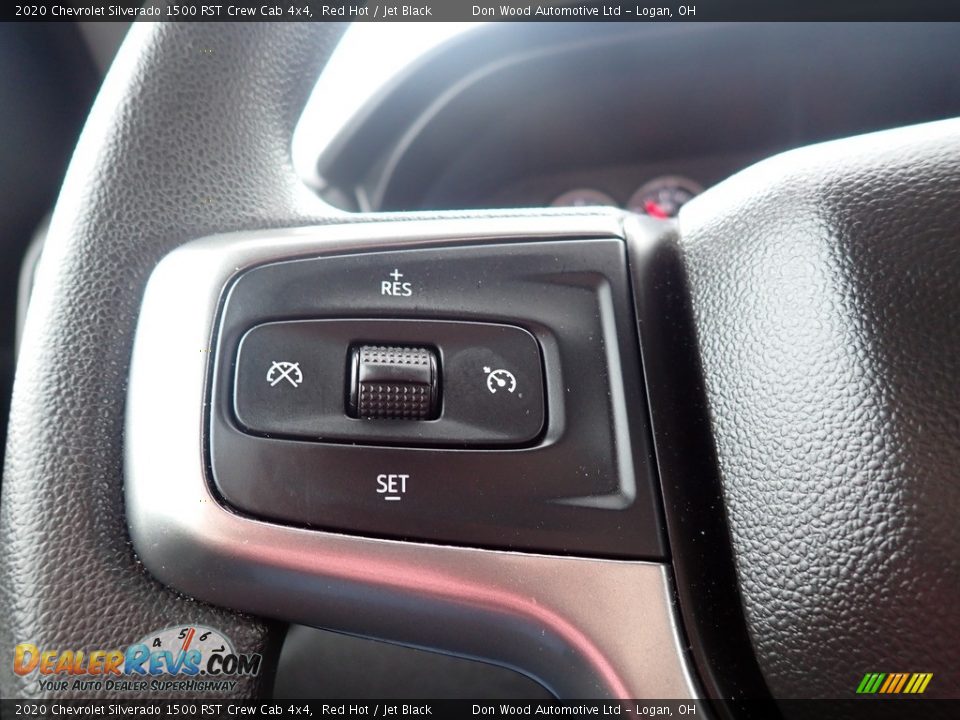 2020 Chevrolet Silverado 1500 RST Crew Cab 4x4 Red Hot / Jet Black Photo #25