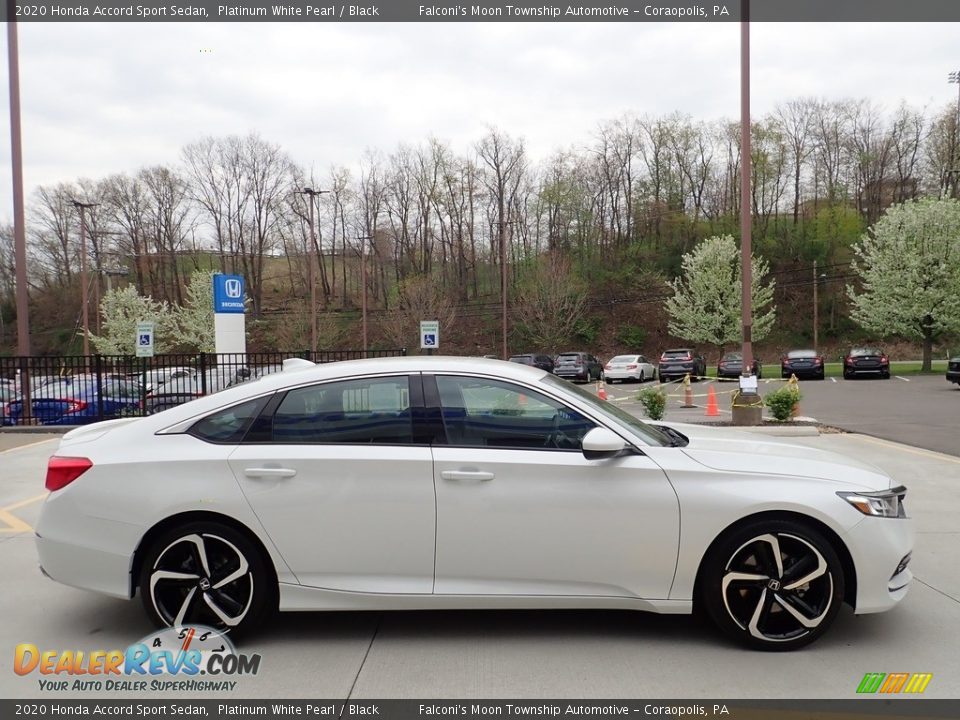 2020 Honda Accord Sport Sedan Platinum White Pearl / Black Photo #5
