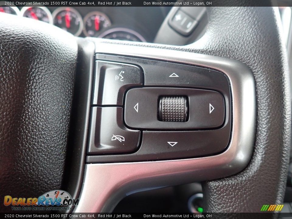 2020 Chevrolet Silverado 1500 RST Crew Cab 4x4 Red Hot / Jet Black Photo #26