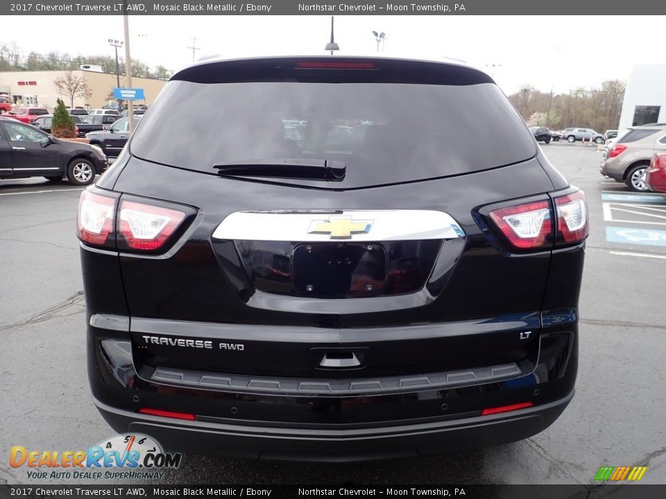 2017 Chevrolet Traverse LT AWD Mosaic Black Metallic / Ebony Photo #6