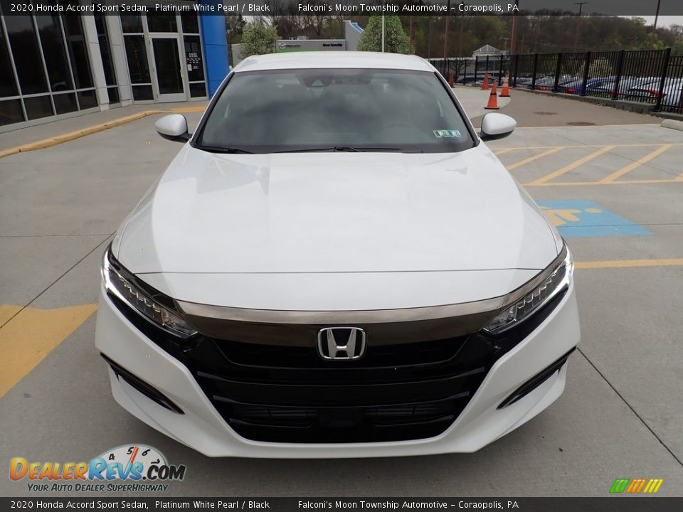 2020 Honda Accord Sport Sedan Platinum White Pearl / Black Photo #7