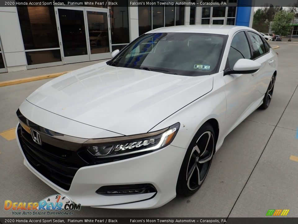 2020 Honda Accord Sport Sedan Platinum White Pearl / Black Photo #8