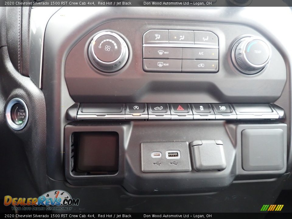 2020 Chevrolet Silverado 1500 RST Crew Cab 4x4 Red Hot / Jet Black Photo #28
