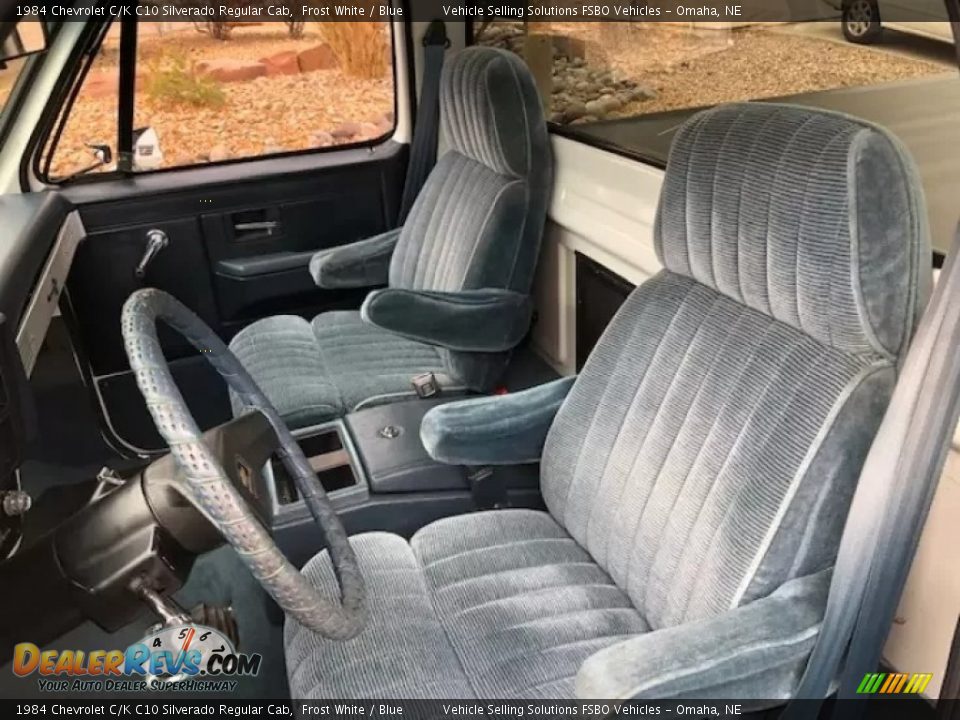 Front Seat of 1984 Chevrolet C/K C10 Silverado Regular Cab Photo #3