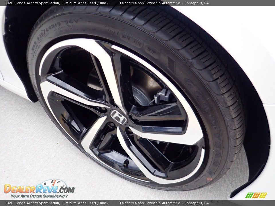 2020 Honda Accord Sport Sedan Platinum White Pearl / Black Photo #9