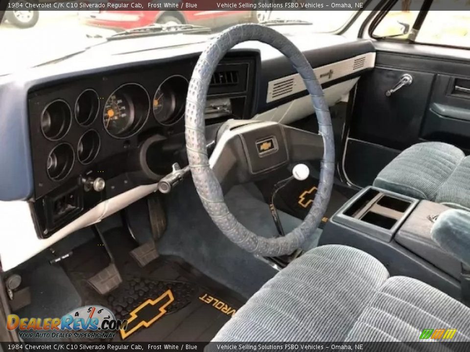 Blue Interior - 1984 Chevrolet C/K C10 Silverado Regular Cab Photo #4