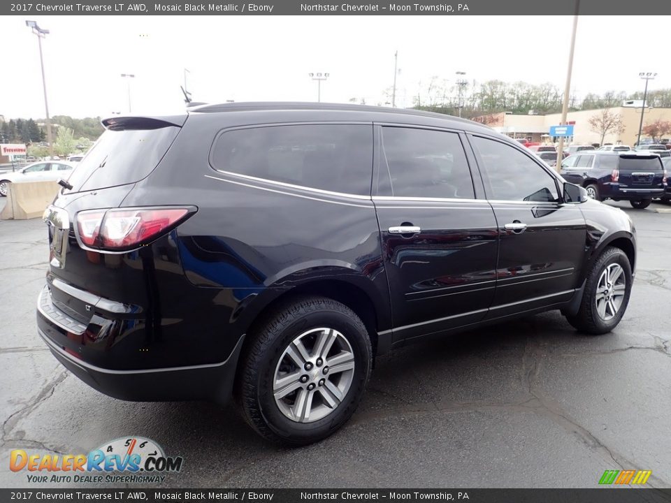 2017 Chevrolet Traverse LT AWD Mosaic Black Metallic / Ebony Photo #9