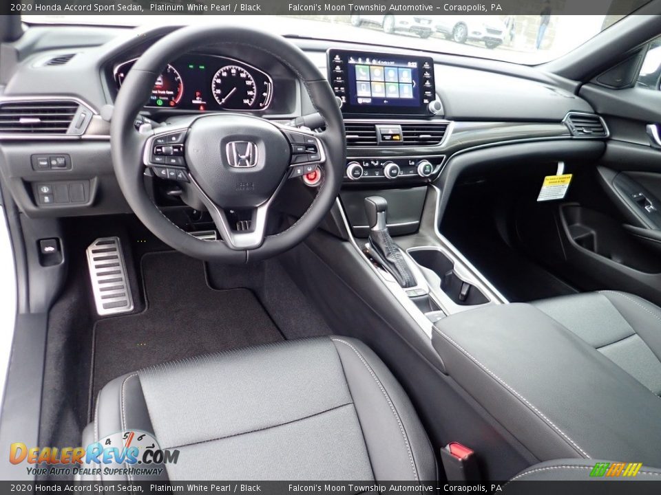 2020 Honda Accord Sport Sedan Platinum White Pearl / Black Photo #16