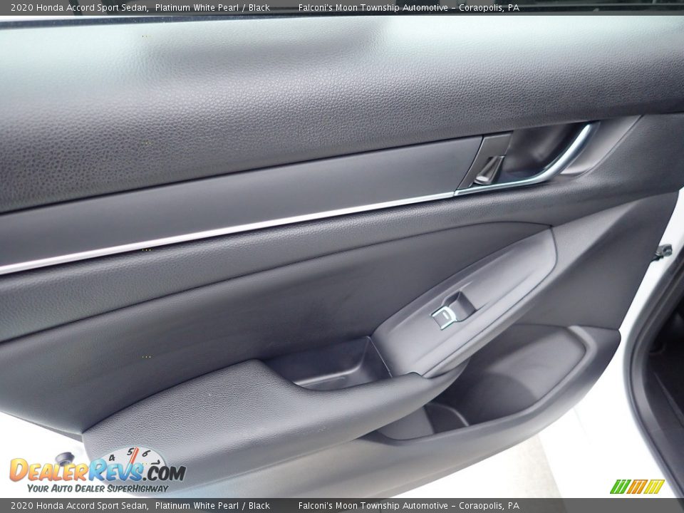 2020 Honda Accord Sport Sedan Platinum White Pearl / Black Photo #17