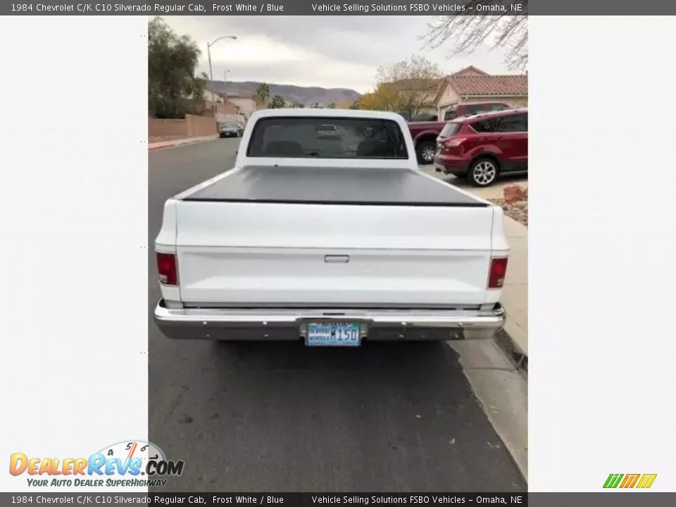 1984 Chevrolet C/K C10 Silverado Regular Cab Frost White / Blue Photo #13