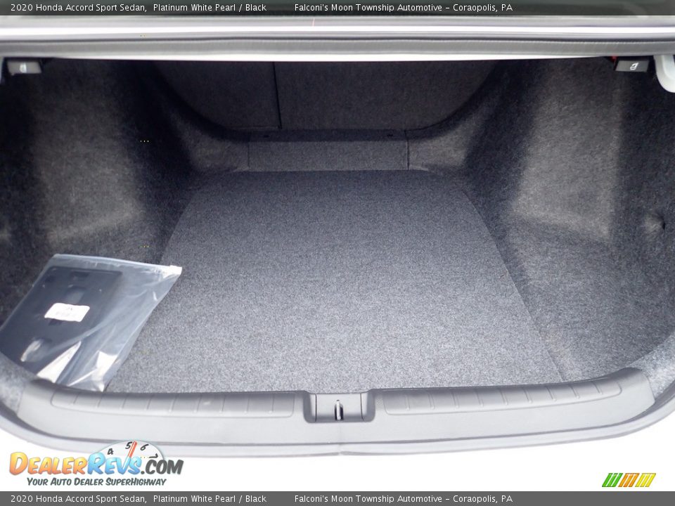 2020 Honda Accord Sport Sedan Platinum White Pearl / Black Photo #18