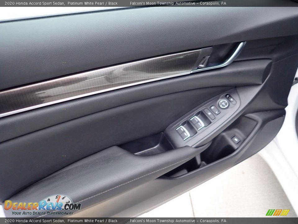 2020 Honda Accord Sport Sedan Platinum White Pearl / Black Photo #19