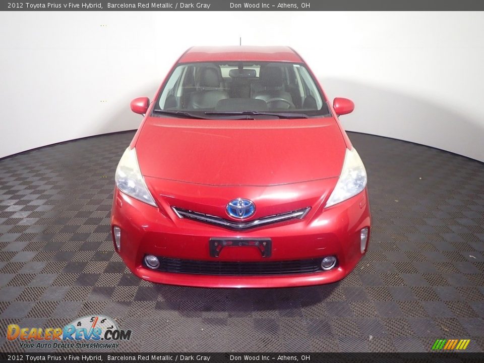 2012 Toyota Prius v Five Hybrid Barcelona Red Metallic / Dark Gray Photo #5