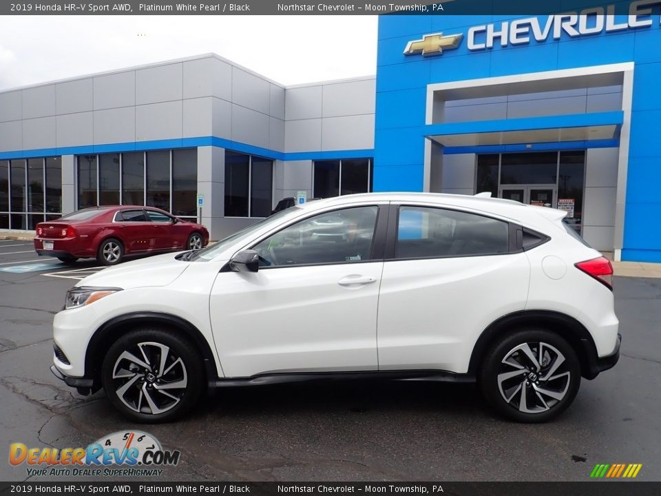 2019 Honda HR-V Sport AWD Platinum White Pearl / Black Photo #3