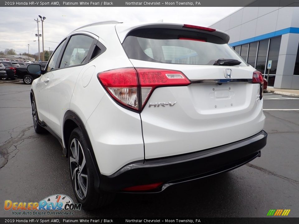 2019 Honda HR-V Sport AWD Platinum White Pearl / Black Photo #5