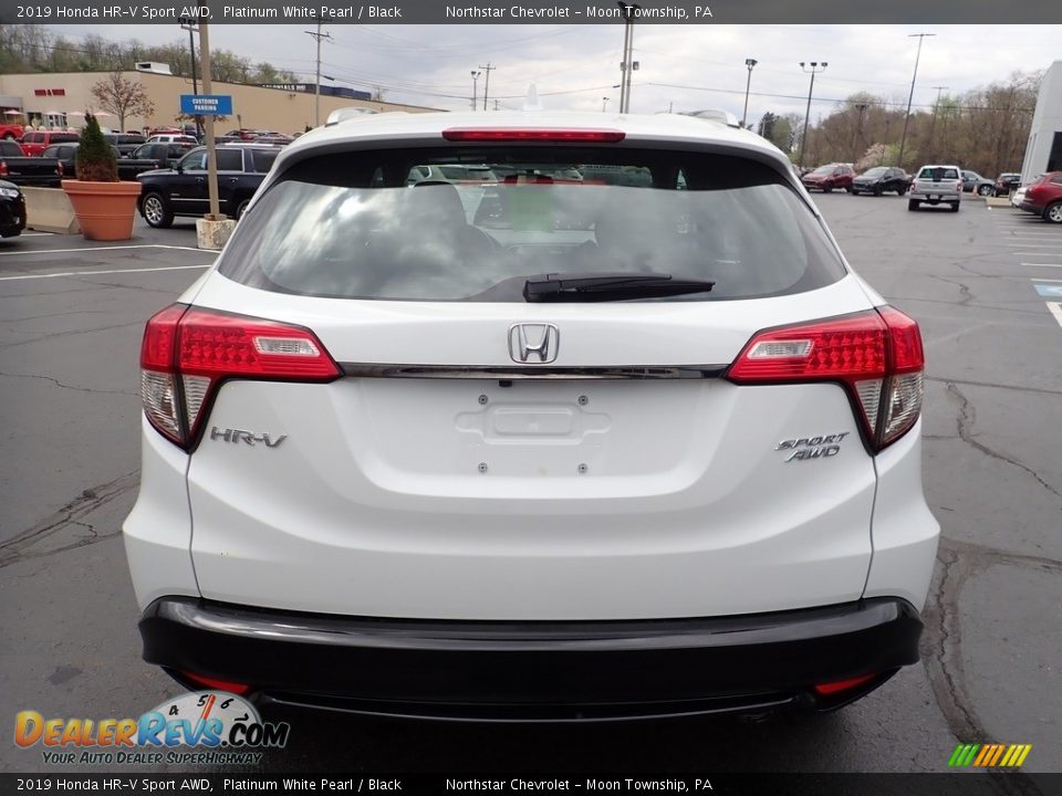 2019 Honda HR-V Sport AWD Platinum White Pearl / Black Photo #6