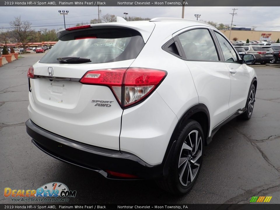 2019 Honda HR-V Sport AWD Platinum White Pearl / Black Photo #8