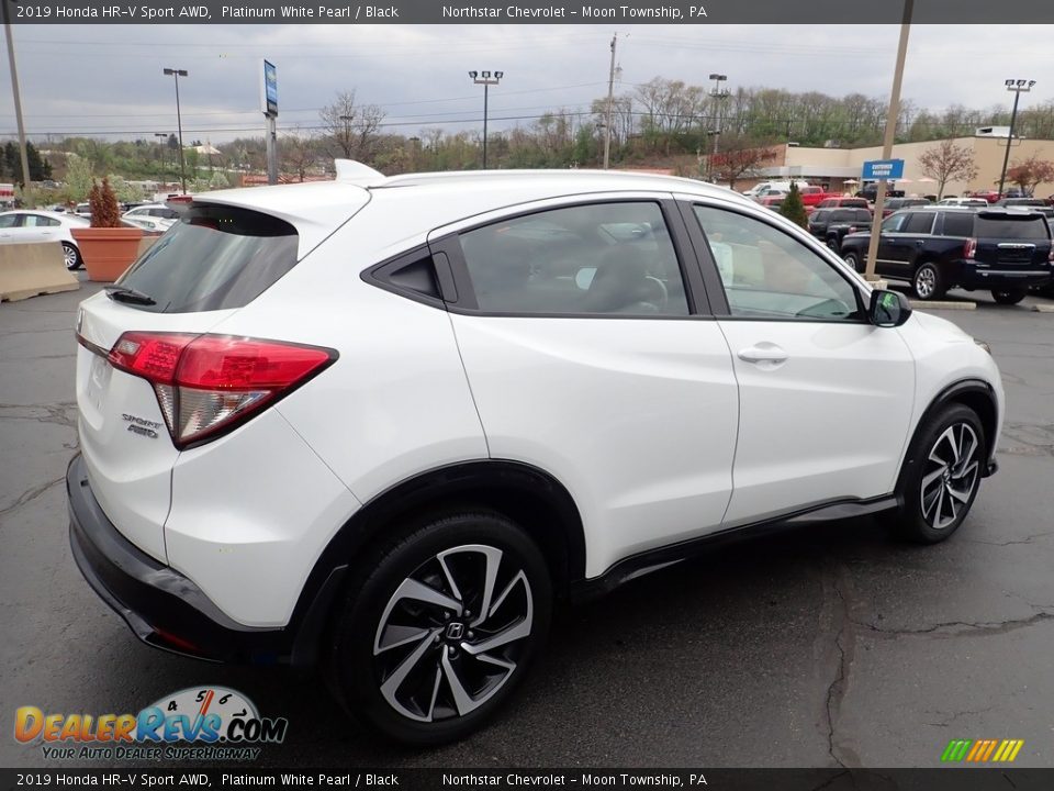 2019 Honda HR-V Sport AWD Platinum White Pearl / Black Photo #9