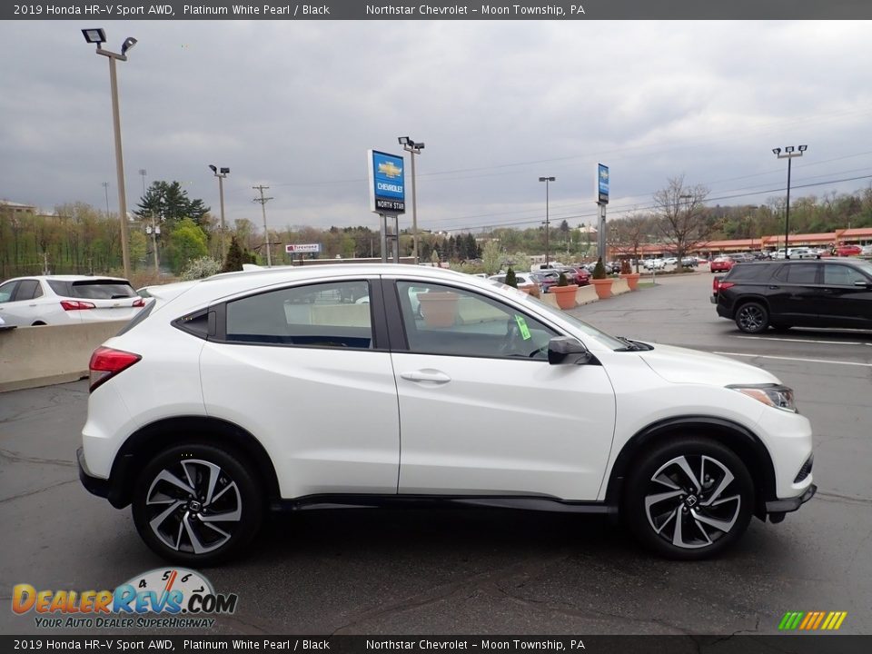 2019 Honda HR-V Sport AWD Platinum White Pearl / Black Photo #10