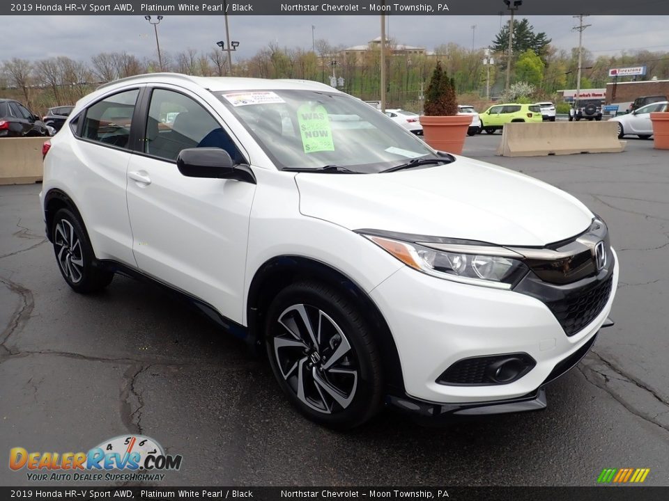 2019 Honda HR-V Sport AWD Platinum White Pearl / Black Photo #11