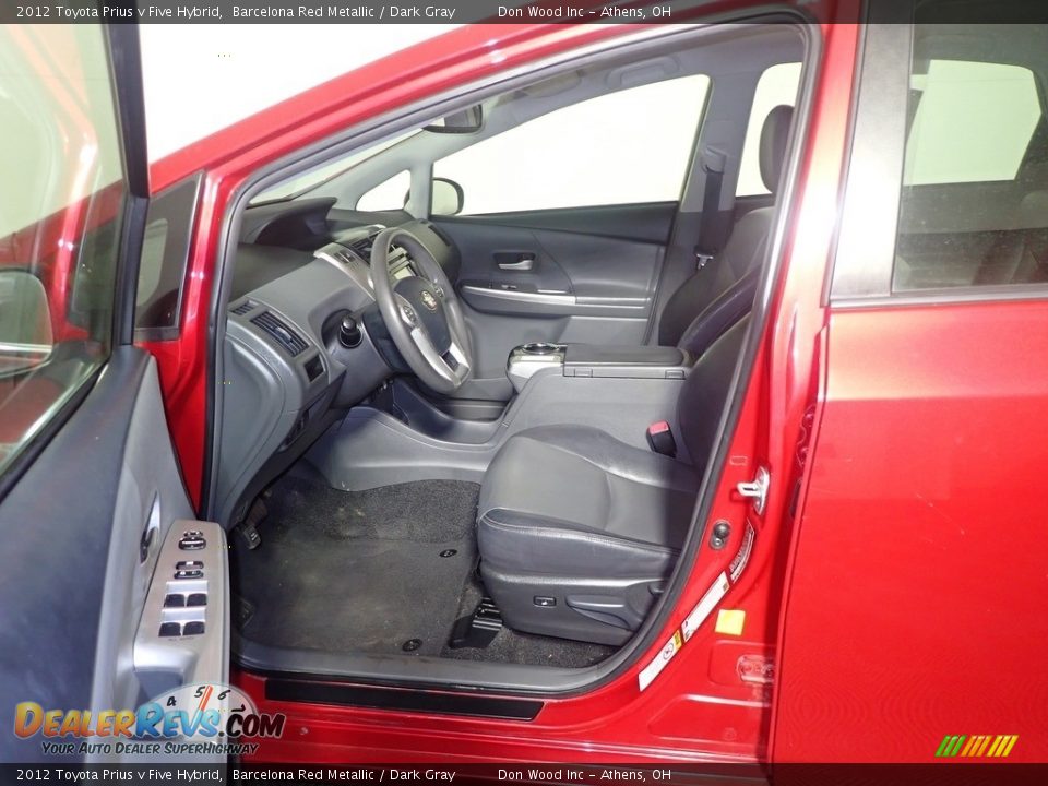 2012 Toyota Prius v Five Hybrid Barcelona Red Metallic / Dark Gray Photo #21