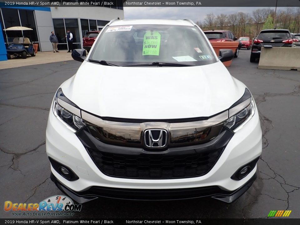 2019 Honda HR-V Sport AWD Platinum White Pearl / Black Photo #13