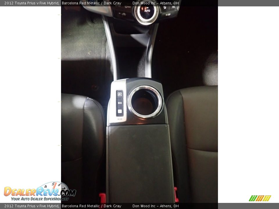 2012 Toyota Prius v Five Hybrid Barcelona Red Metallic / Dark Gray Photo #31