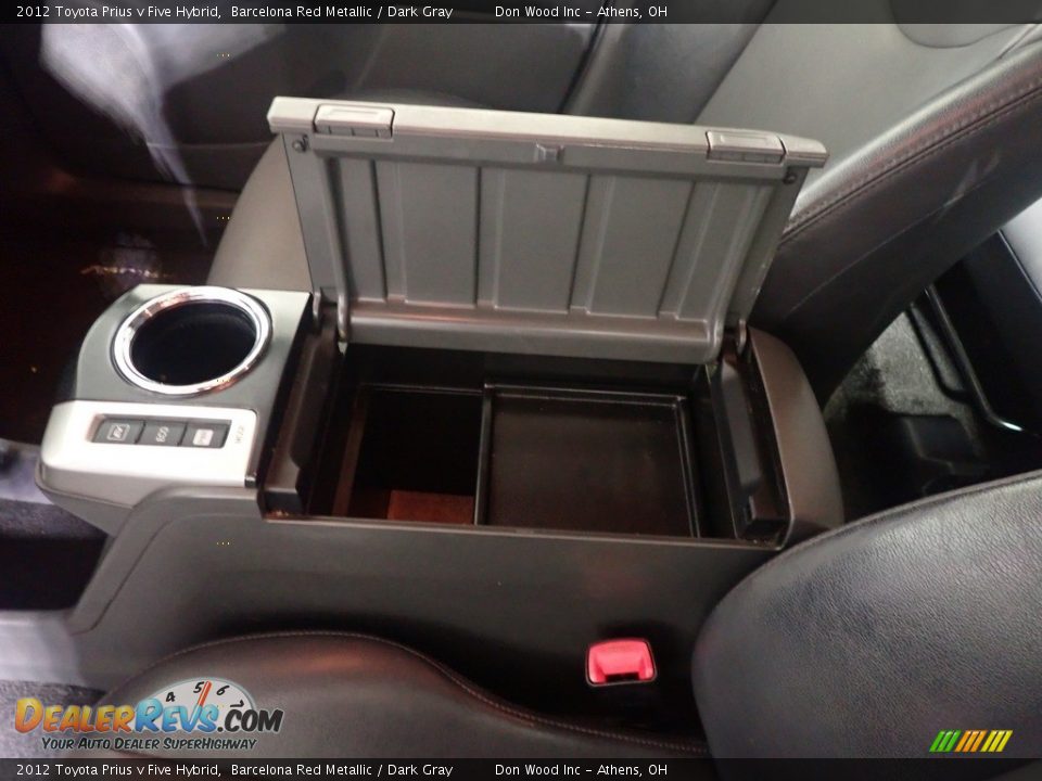 2012 Toyota Prius v Five Hybrid Barcelona Red Metallic / Dark Gray Photo #32