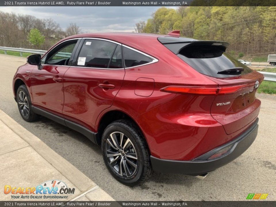 2021 Toyota Venza Hybrid LE AWD Ruby Flare Pearl / Boulder Photo #2