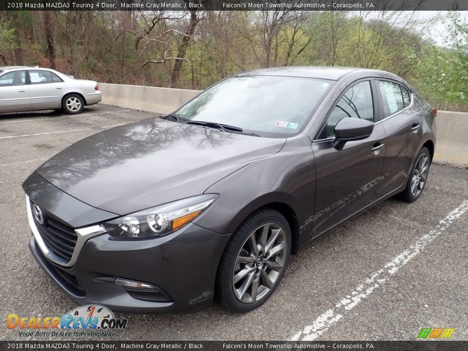 2018 Mazda MAZDA3 Touring 4 Door Machine Gray Metallic / Black Photo #1