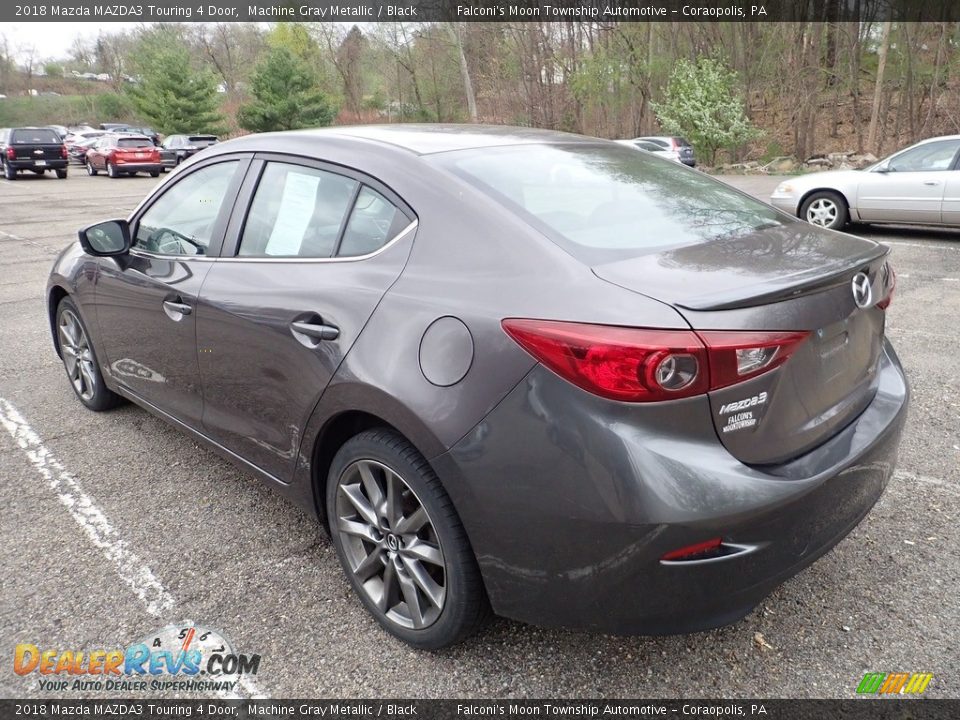 2018 Mazda MAZDA3 Touring 4 Door Machine Gray Metallic / Black Photo #2