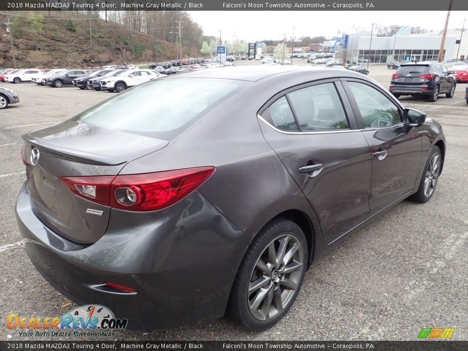 2018 Mazda MAZDA3 Touring 4 Door Machine Gray Metallic / Black Photo #3