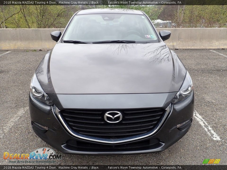 2018 Mazda MAZDA3 Touring 4 Door Machine Gray Metallic / Black Photo #5