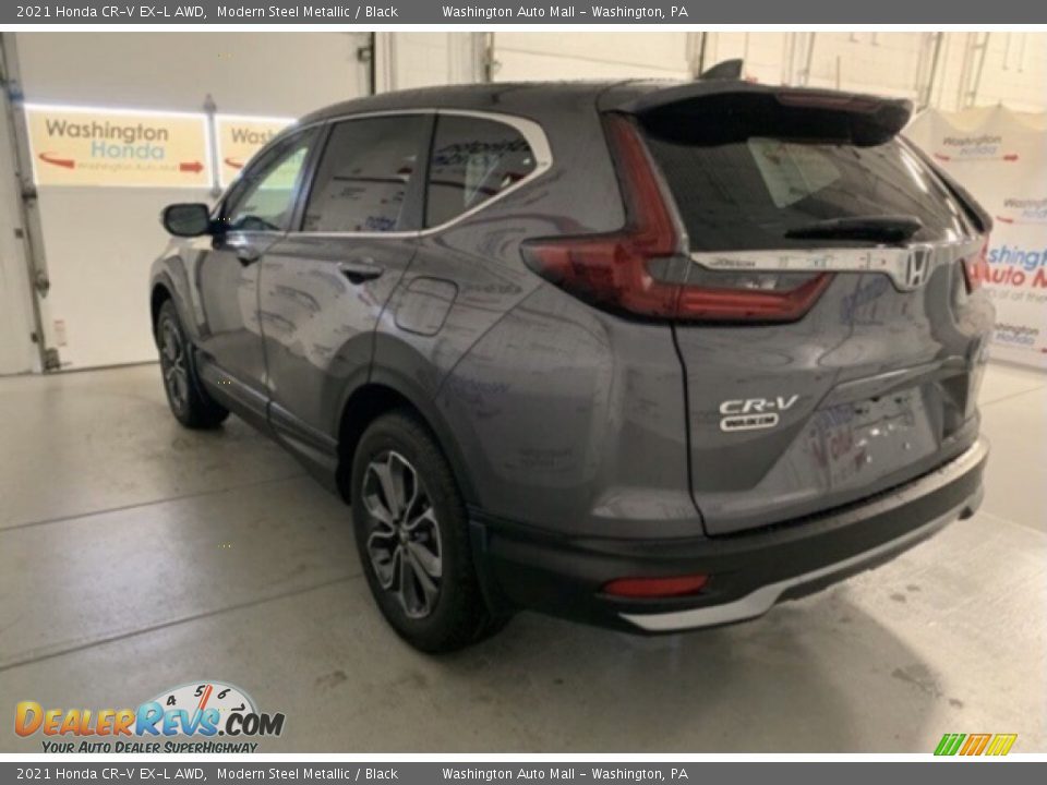 2021 Honda CR-V EX-L AWD Modern Steel Metallic / Black Photo #3