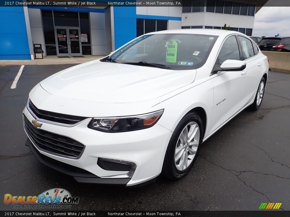 2017 Chevrolet Malibu LT Summit White / Jet Black Photo #2