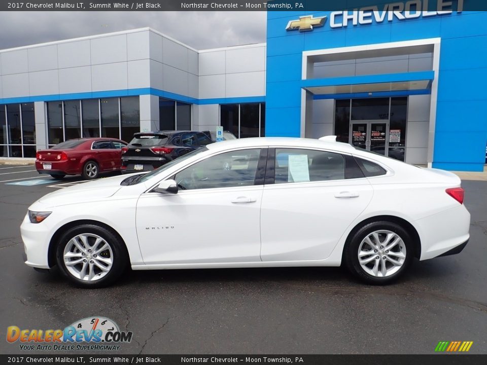 2017 Chevrolet Malibu LT Summit White / Jet Black Photo #3