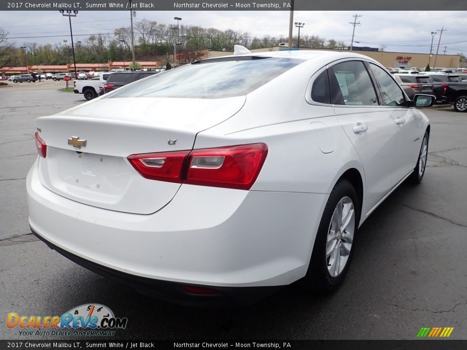 2017 Chevrolet Malibu LT Summit White / Jet Black Photo #8