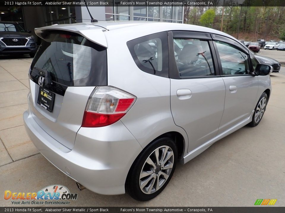 2013 Honda Fit Sport Alabaster Silver Metallic / Sport Black Photo #2