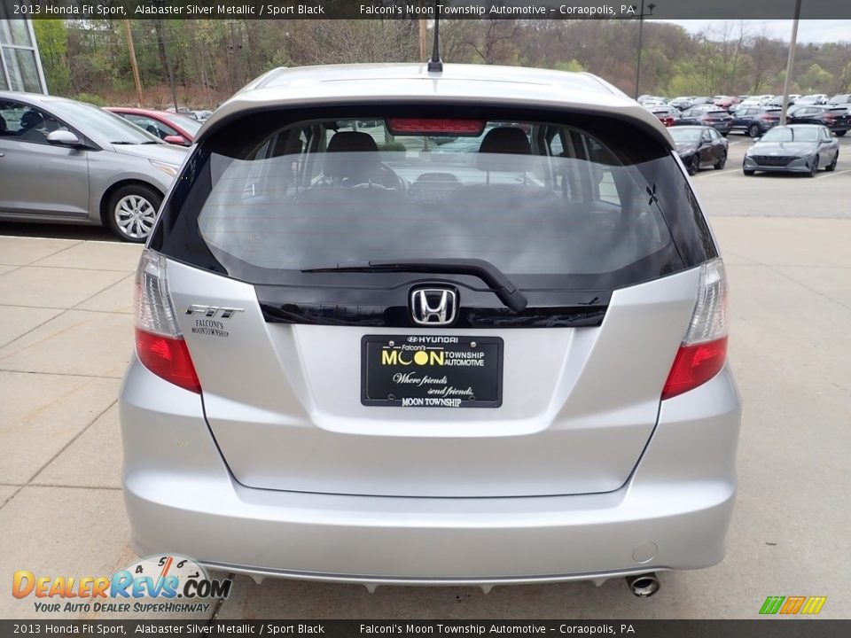 2013 Honda Fit Sport Alabaster Silver Metallic / Sport Black Photo #3