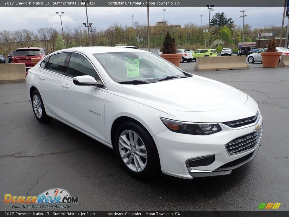 2017 Chevrolet Malibu LT Summit White / Jet Black Photo #11