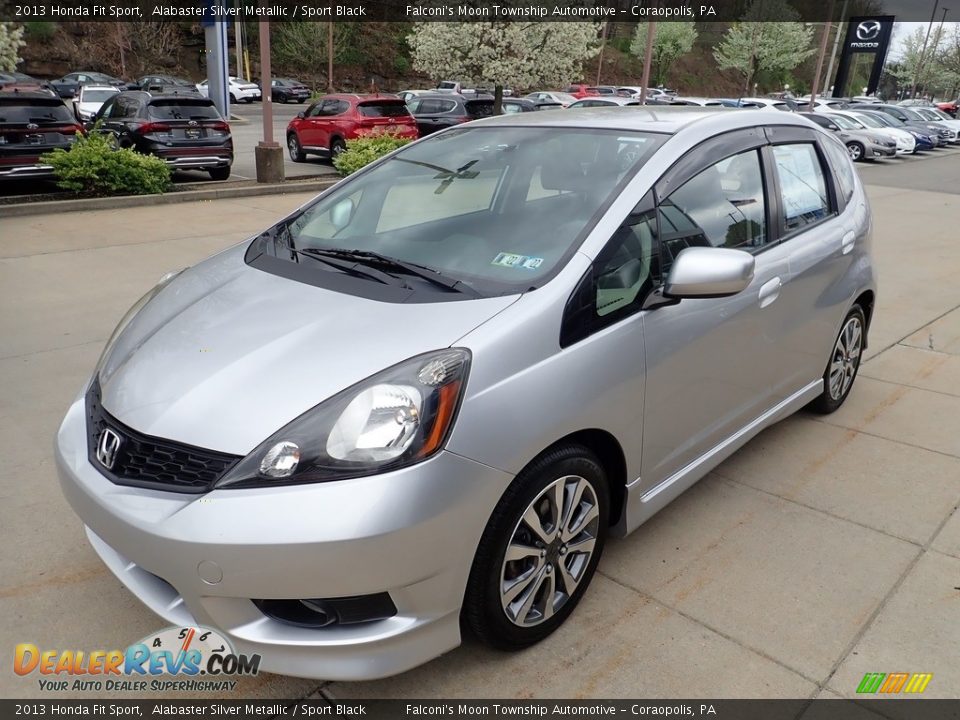 2013 Honda Fit Sport Alabaster Silver Metallic / Sport Black Photo #7