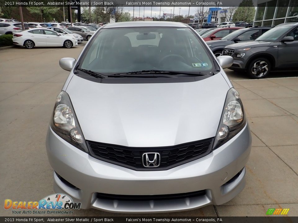 2013 Honda Fit Sport Alabaster Silver Metallic / Sport Black Photo #8